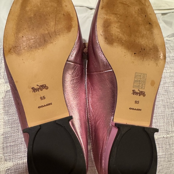 Coach Irene Shearling Metallic Pink
Leather Mules size 9.5 - Picture 10 of 11